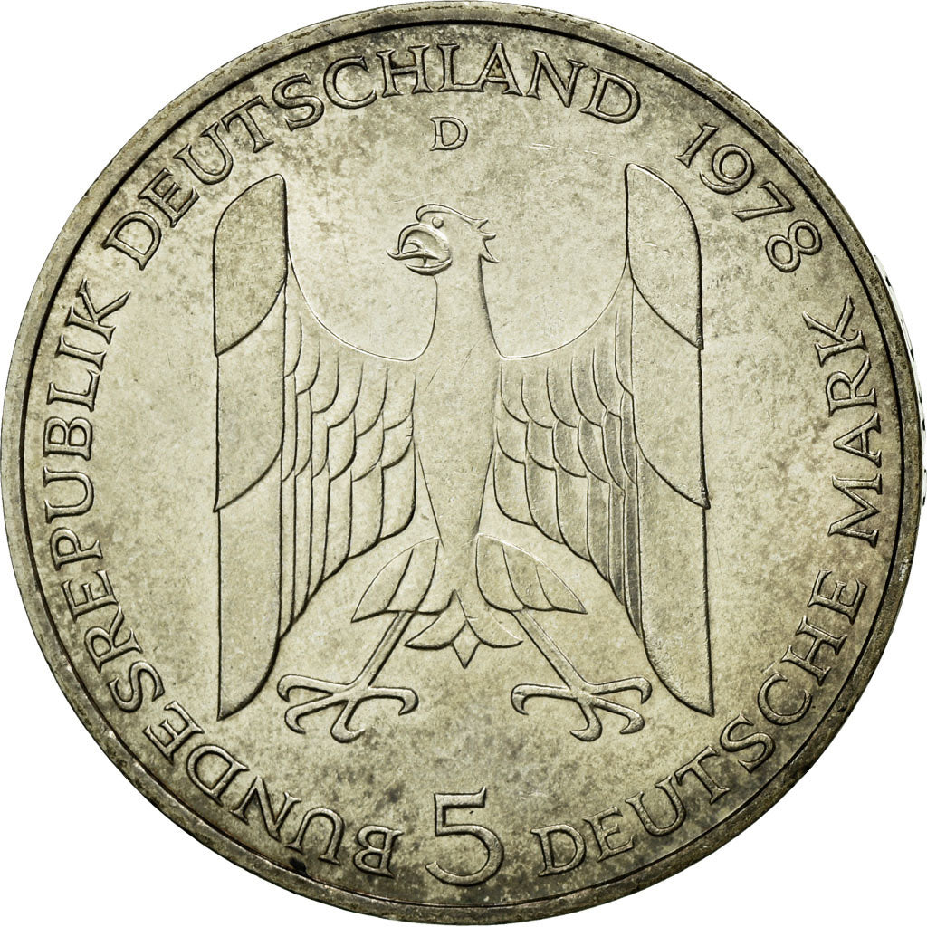 Coin, GERMANY - FEDERAL REPUBLIC, 5 Mark, 1978, Munich, Germany, MS(60-62)