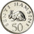 Moneta, Tanzania, 50 Senti, 1988, British Royal Mint, AU(55-58), Nikiel