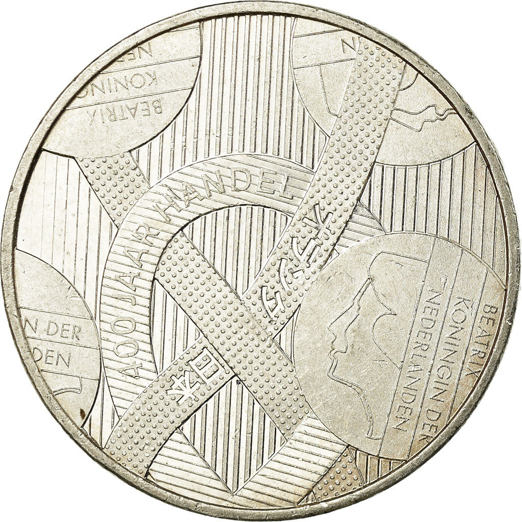 Niederlande, 5 Euro, Netherlands-Japanese Friendship, 2009, SS, Silver Plated