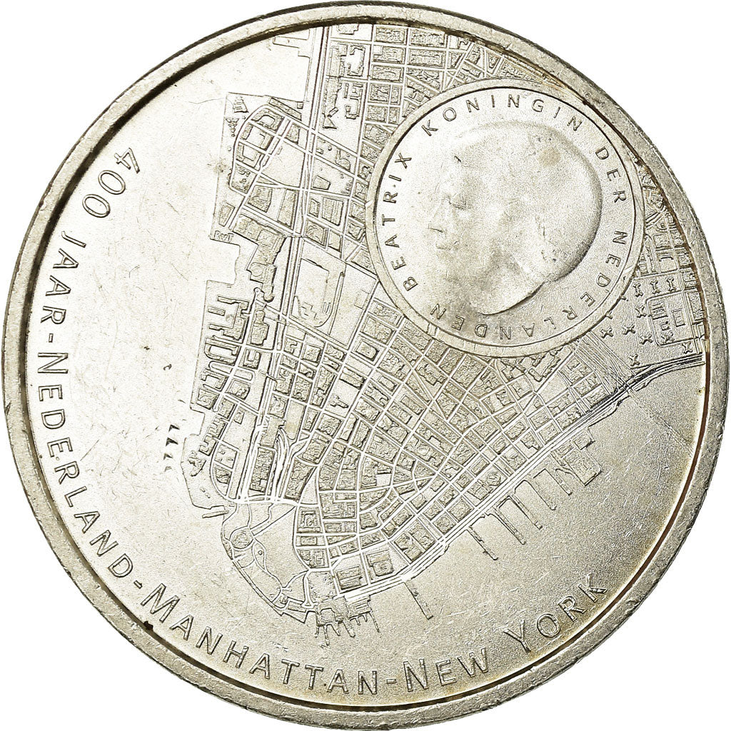 Países Bajos, 5 Euro, 2009, MBC, Plata chapada en cobre, KM:282a