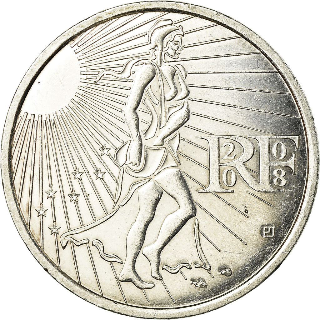 Frankrijk, 15 Euro, 2008, PR, Zilver, Gadoury:EU288, KM:1535