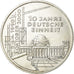 Moneta, GERMANIA - REPUBBLICA FEDERALE, 10 Mark, 2000, Munich, BB+, Argento