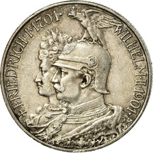 Coin, German States, PRUSSIA, Wilhelm II, 2 Mark, 1901, Berlin, EF(40-45)