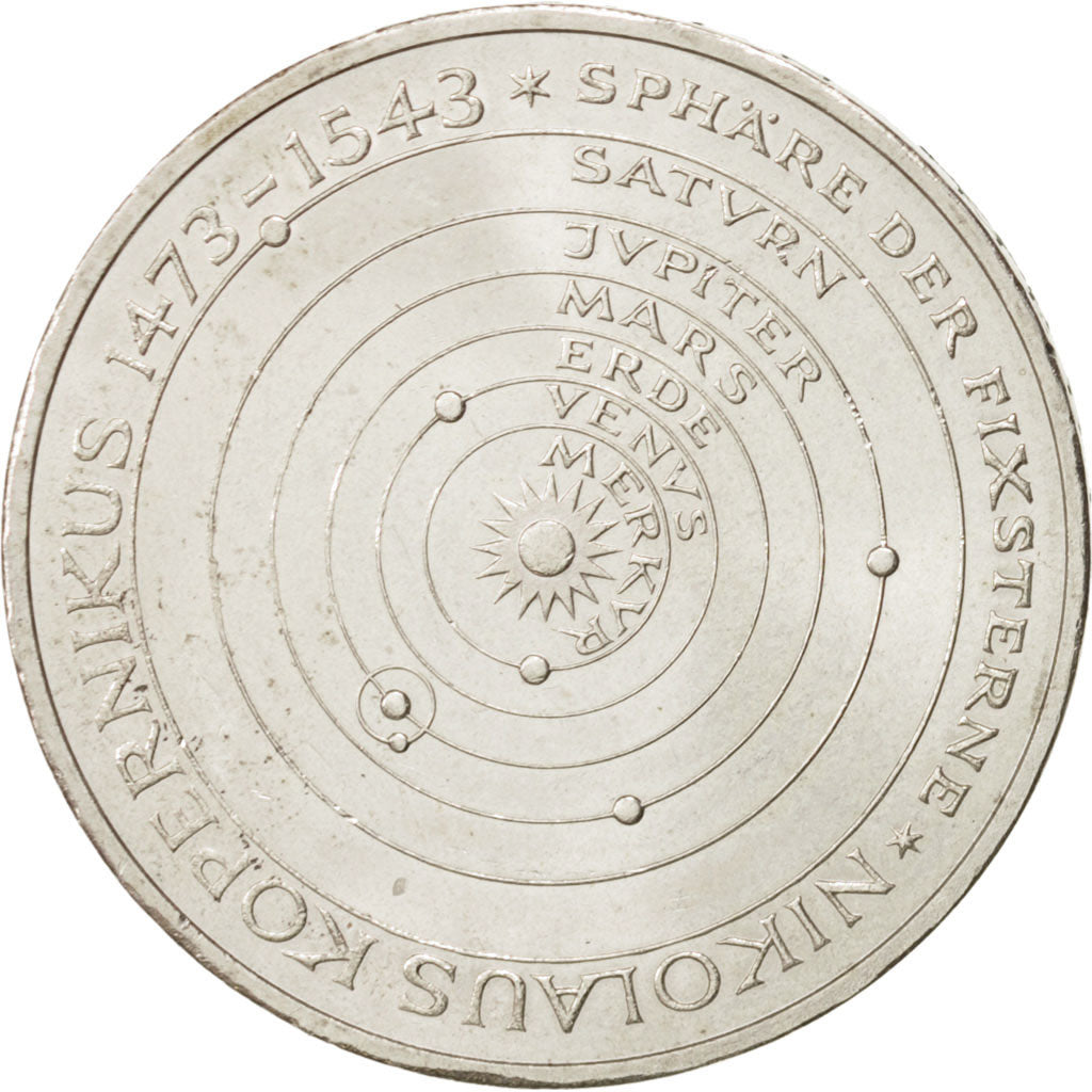 GERMANY - FEDERAL REPUBLIC, 5 Mark, 1973, Hamburg, Germany, MS(60-62), Silver...