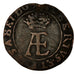 Moneta, Paesi Bassi Spagnoli, TOURNAI, 2 Denier, 1616, Tournai, MB, Rame, KM:12