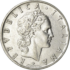 Münze, Italien, 50 Lire, 1954, Rome, SS+, Stainless Steel, KM:95.1