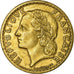 Moneda, Francia, Lavrillier, 5 Francs, 1945, MBC+, Aluminio - bronce, KM:888a.2