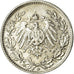 Moneta, GERMANIA - IMPERO, 1/2 Mark, 1916, Munich, BB+, Argento, KM:17