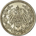 Münze, GERMANY - EMPIRE, 1/2 Mark, 1914, Berlin, S+, Silber, KM:17