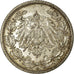 Coin, GERMANY - EMPIRE, 1/2 Mark, 1917, Berlin, EF(40-45), Silver, KM:17