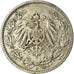 Münze, GERMANY - EMPIRE, 1/2 Mark, 1909, Munich, S, Silber, KM:17