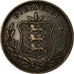 Moeda, Guernesey, 8 Doubles, 1903, Heaton, Birmingham, AU(50-53), Bronze, KM:7