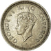 Coin, INDIA-BRITISH, George VI, 1/4 Rupee, 1944, Bombay, AU(50-53), Silver
