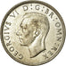 Münze, Großbritannien, George VI, 1/2 Crown, 1945, SS+, Silber, KM:856