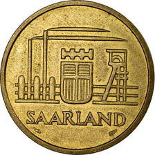 Münze, SAARLAND, 50 Franken, 1954, Paris, SS, Aluminum-Bronze, KM:3