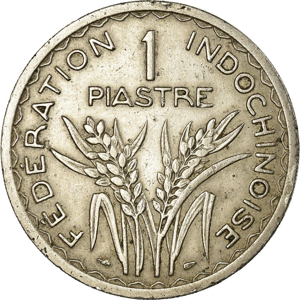 Moneda, INDOCHINA FRANCESA, Piastre, 1947, Paris, MBC, Cobre - níquel, KM:32.1