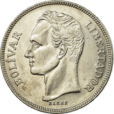 Moneta, Venezuela, 5 Bolivares, 1973, Madrid, BB, Nichel, KM:44
