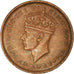 Moneta, Mauritius, George VI, 5 Cents, 1942, Pretoria, BB, Bronzo, KM:20