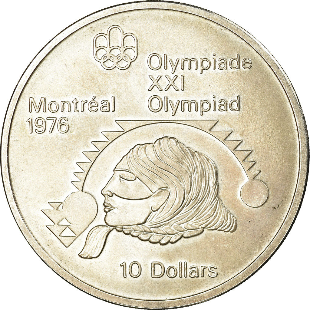 Moneta, Canada, Elizabeth II, 10 Dollars, 1975, Royal Canadian Mint, Ottawa