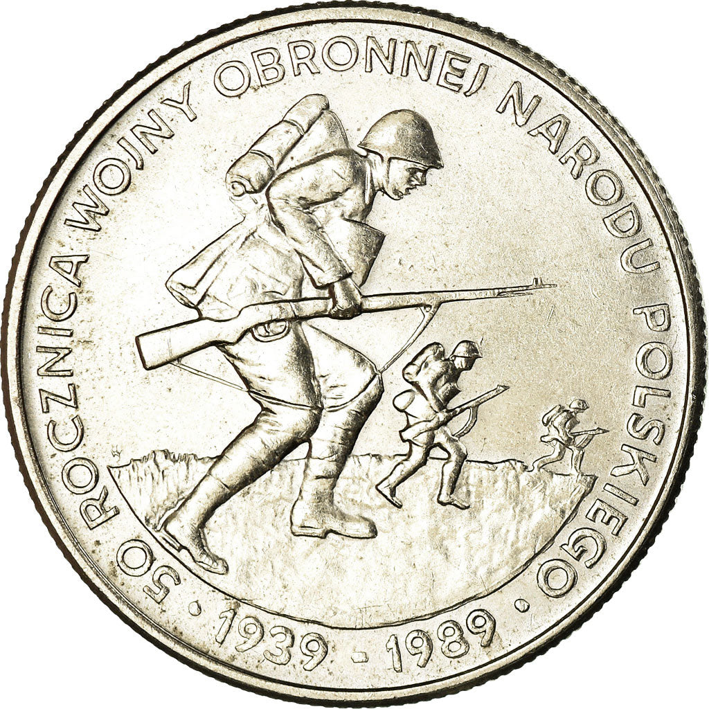 Moeda, Polónia, 500 Zlotych, 1989, Warsaw, AU(50-53), Cobre-níquel, KM:185