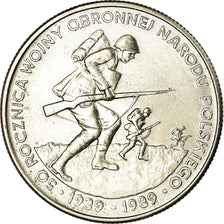 Moeda, Polónia, 500 Zlotych, 1989, Warsaw, AU(50-53), Cobre-níquel, KM:185