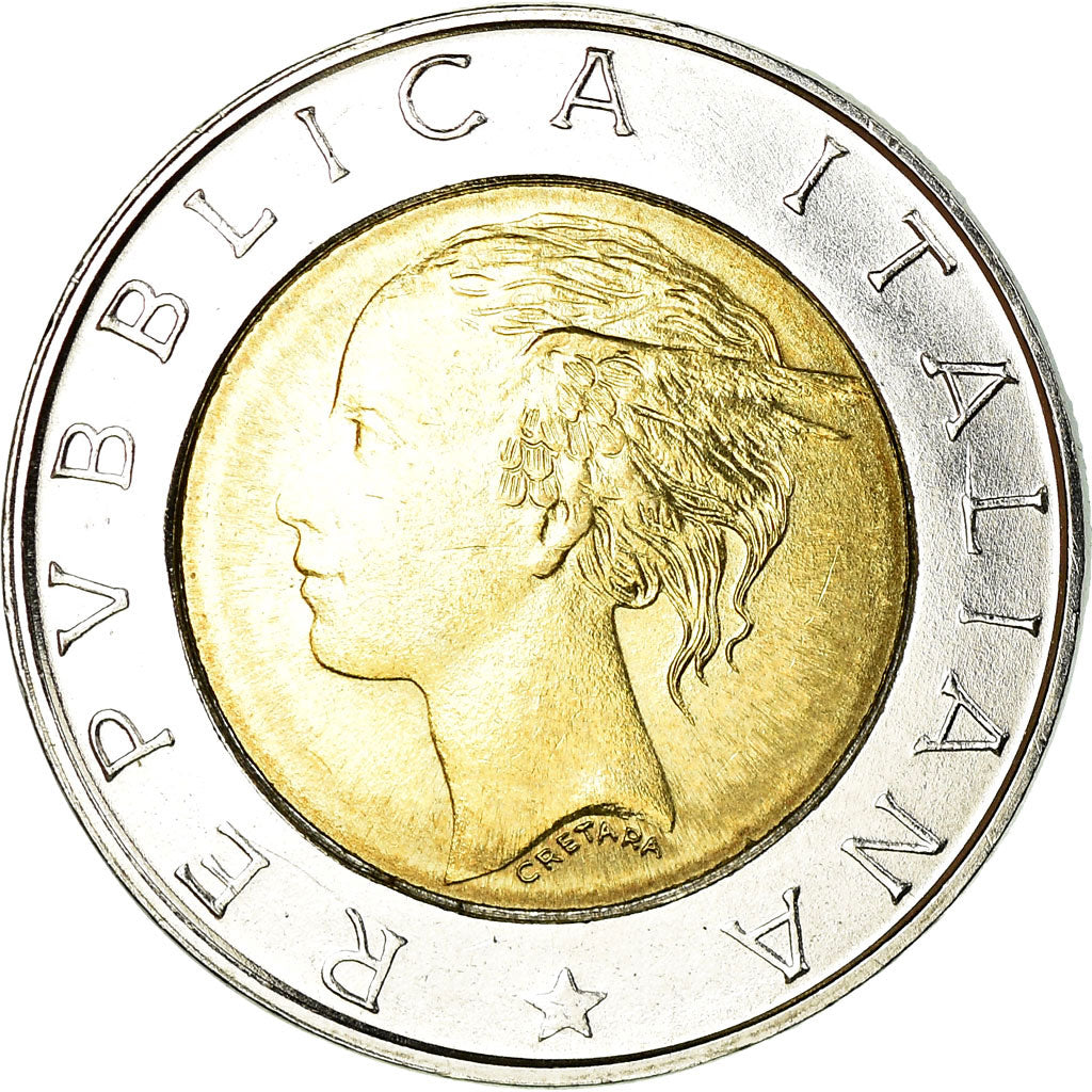 Moneta, Italia, 500 Lire, 1998, Rome, SPL-, Bi-metallico, KM:193