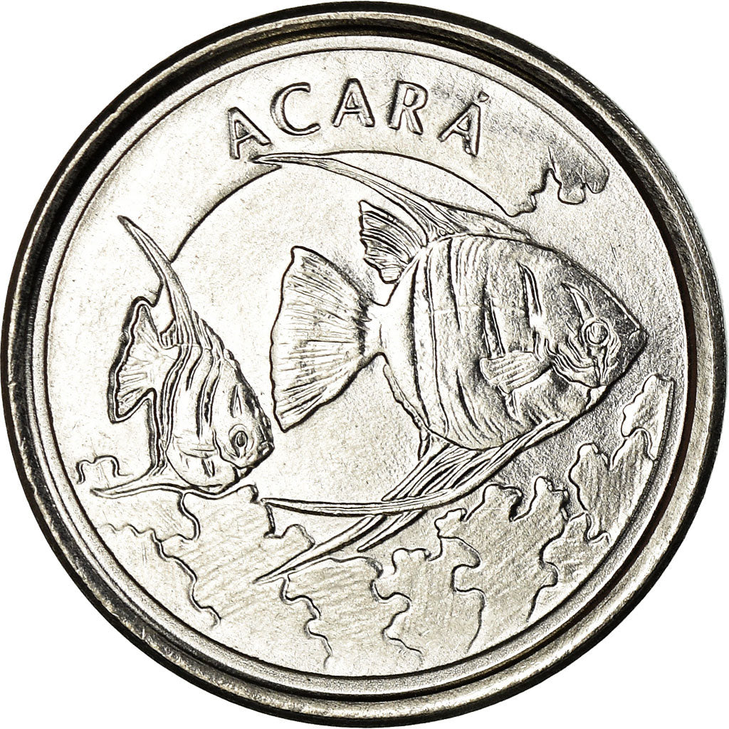 Coin, Brazil, 1000 Cruzeiros, 1992, AU(55-58), Stainless Steel, KM:626