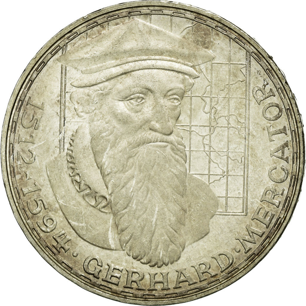 Coin, GERMANY - FEDERAL REPUBLIC, 5 Mark, 1969, Stuttgart, Germany, AU(55-58)