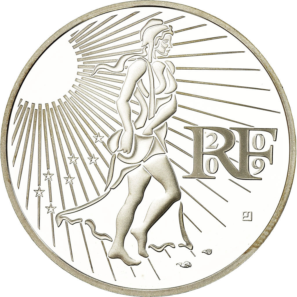 Frankrijk, 15 Euro, 2009, BE, FDC, Zilver, KM:1535