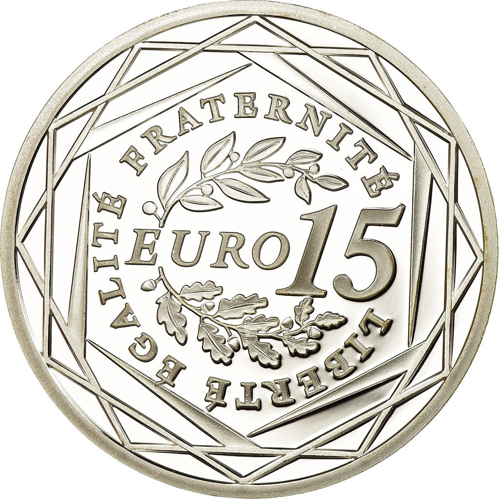 Frankrijk, 15 Euro, 2009, BE, FDC, Zilver, KM:1535