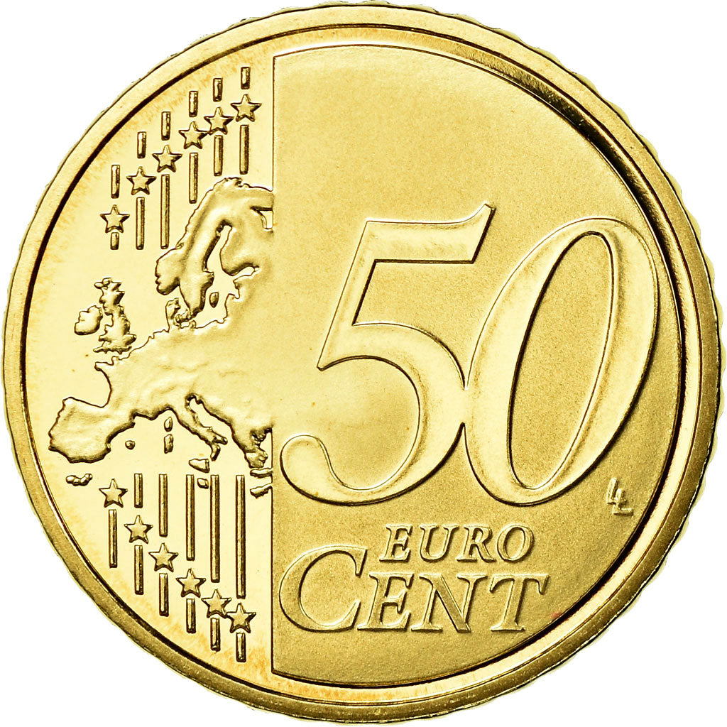 France, 50 Euro Cent, 2010, BE, MS(65-70), Brass, KM:1412