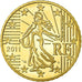 França, 50 Euro Cent, 2011, BE, MS(65-70), Latão, KM:1412