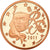 Francia, 5 Euro Cent, 2011, BE, FDC, Acciaio placcato rame, KM:1284