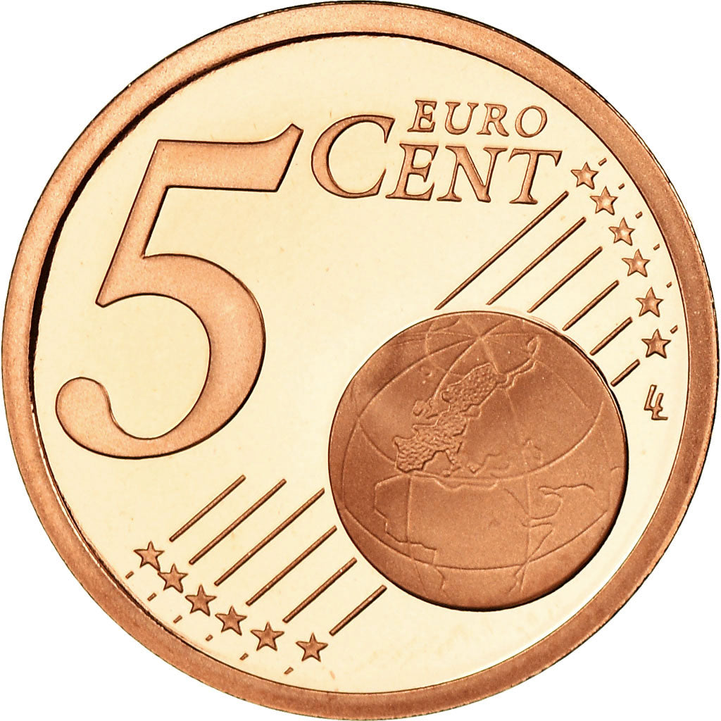 Francia, 5 Euro Cent, 2011, BE, FDC, Acciaio placcato rame, KM:1284