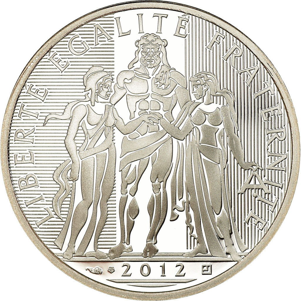 Francia, Hercule, 10 Euro, 2012, BE, FDC, Argento, KM:2073