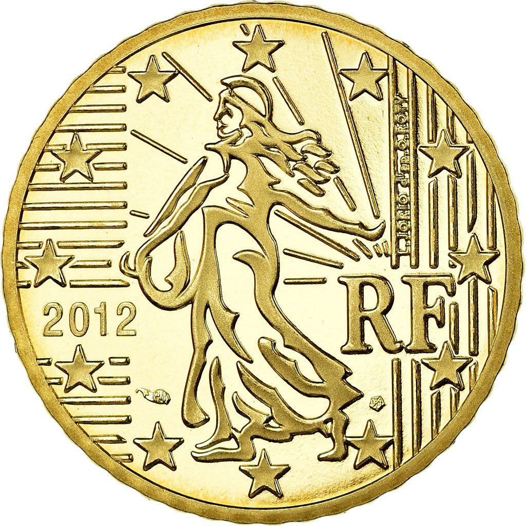 Francia, 50 Euro Cent, 2012, BE, FDC, Ottone, KM:1412