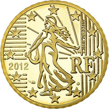 Francia, 50 Euro Cent, 2012, BE, FDC, Ottone, KM:1412