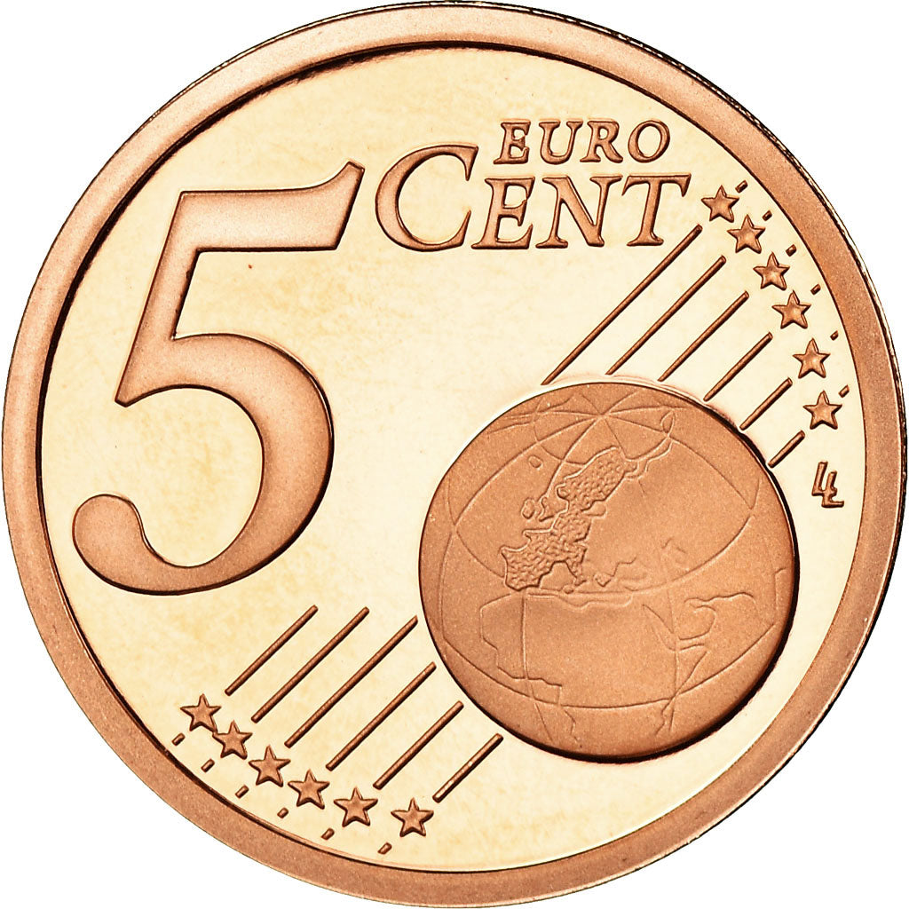 France, 5 Euro Cent, 2012, BE, MS(65-70), Copper Plated Steel, KM:1284