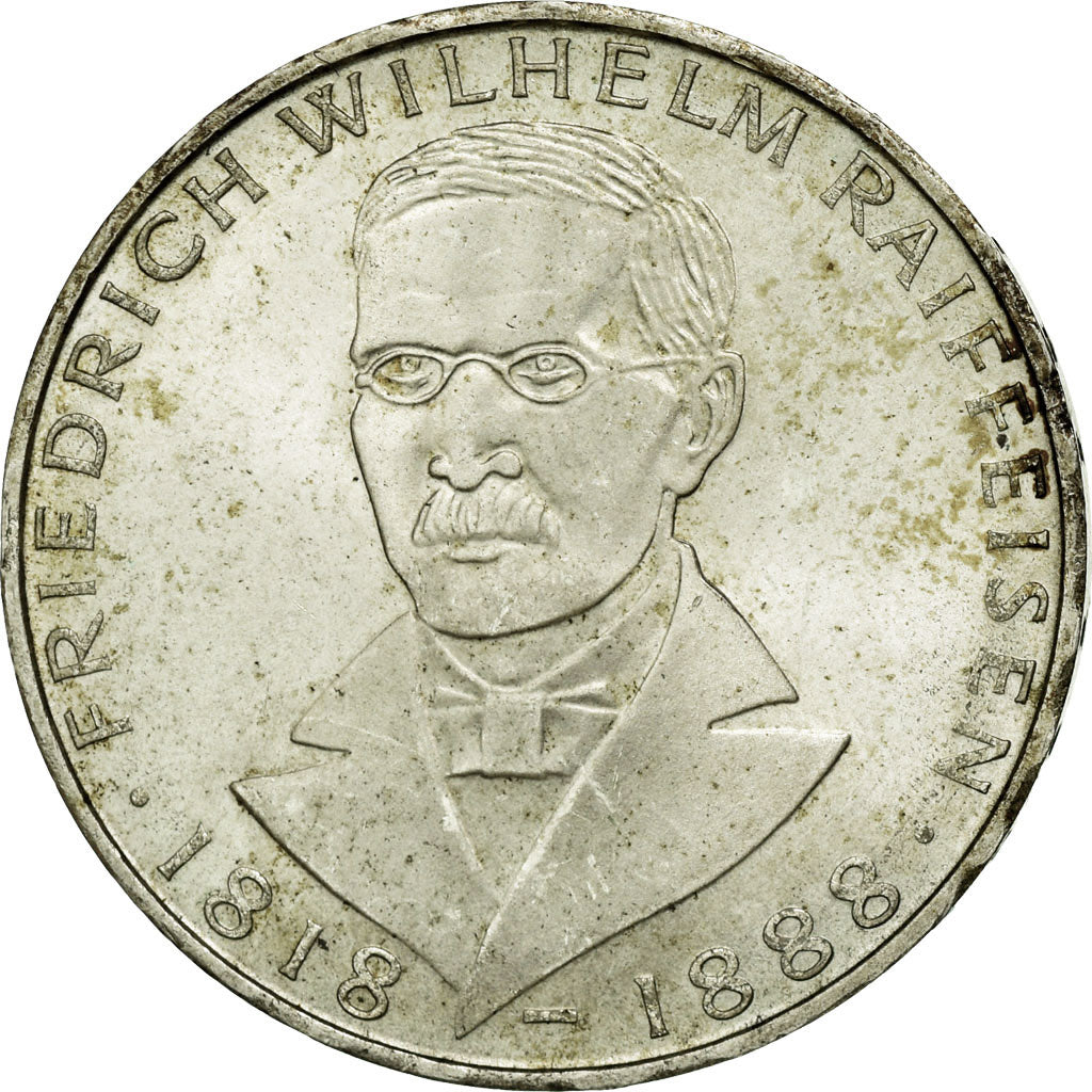 Coin, GERMANY - FEDERAL REPUBLIC, 5 Mark, 1968, Hamburg, Germany, AU(50-53)