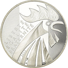 France, 10 Euro, Coq, 2014, BE, MS(65-70), Silver