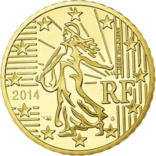 Francia, 50 Euro Cent, 2014, BE, FDC, Ottone, KM:1412