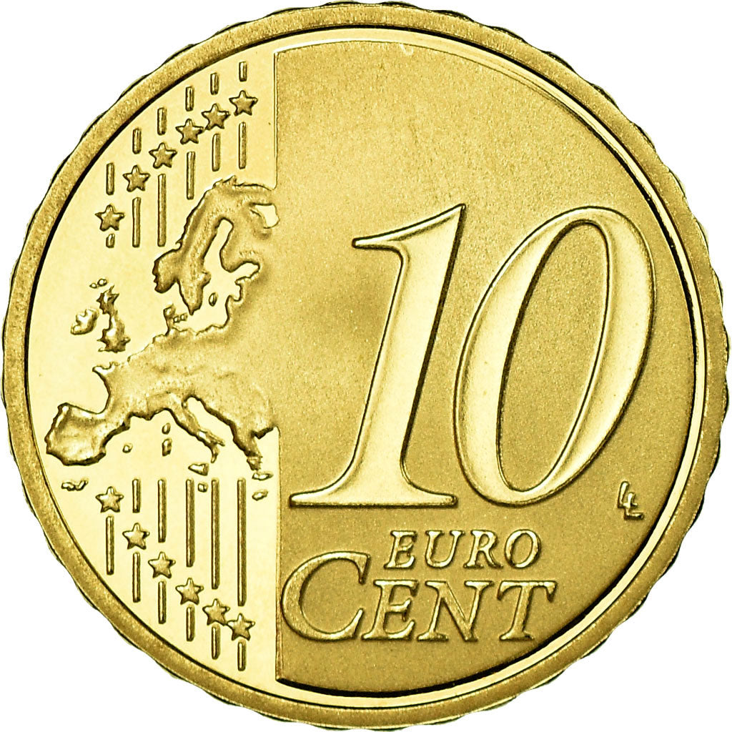 Francia, 10 Euro Cent, 2014, BE, FDC, Ottone, KM:1410