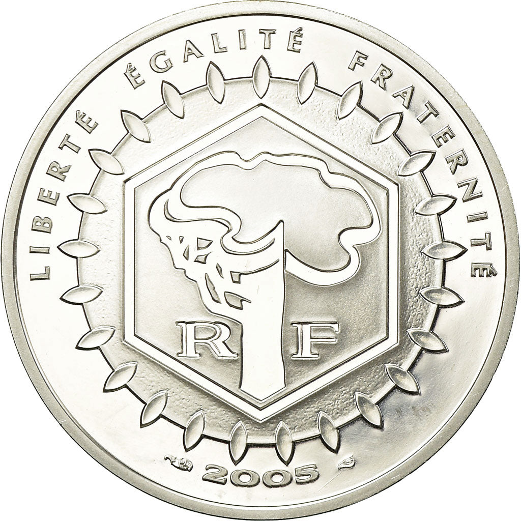 Francia, 5 Euro, 2005, BE, FDC, Argento, KM:2010