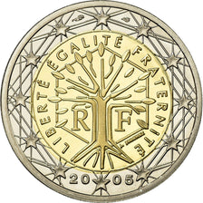 Francia, 2 Euro, 2005, BE, FDC, Bi-metallico, KM:1289