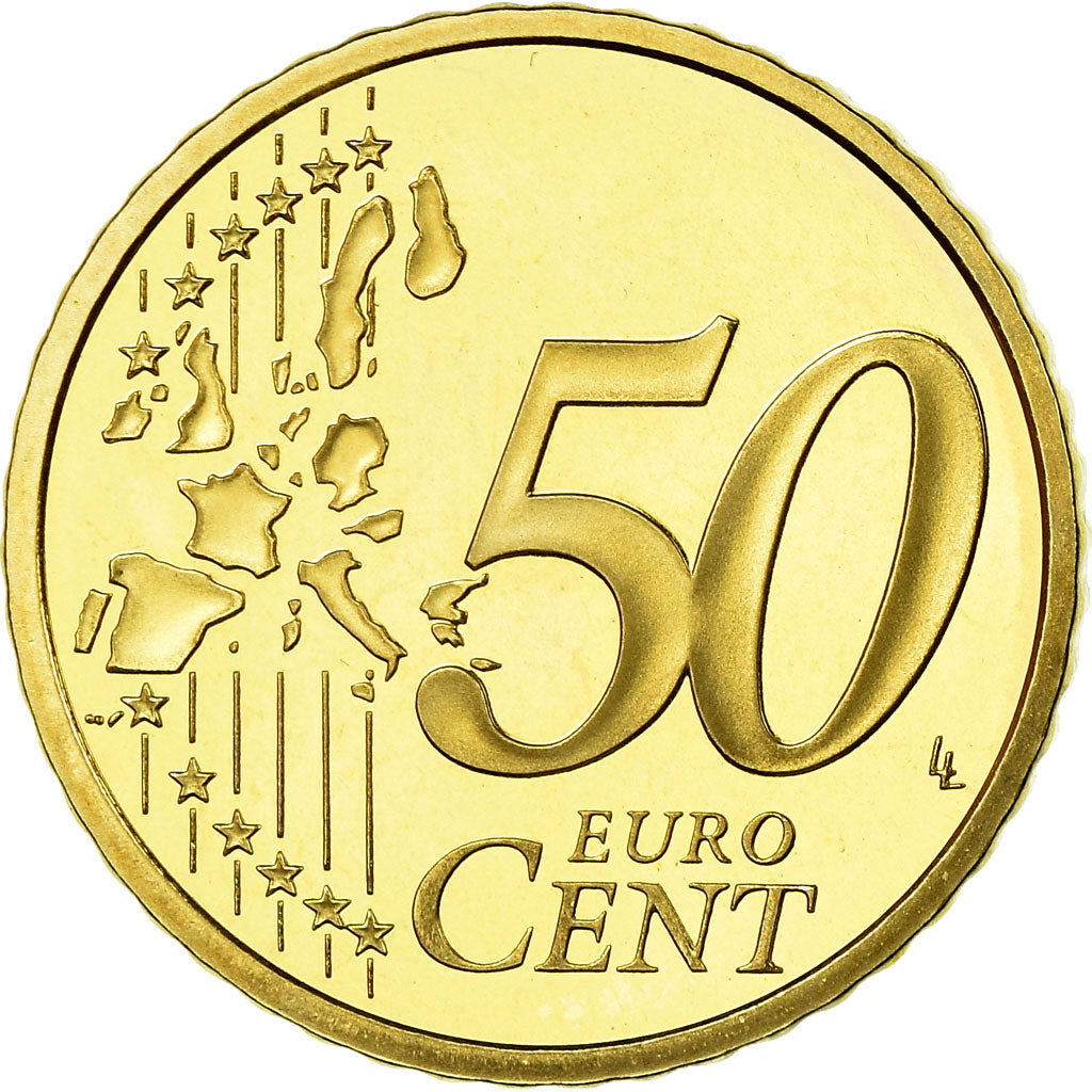 Francia, 50 Euro Cent, 2005, BE, FDC, Ottone, KM:1287