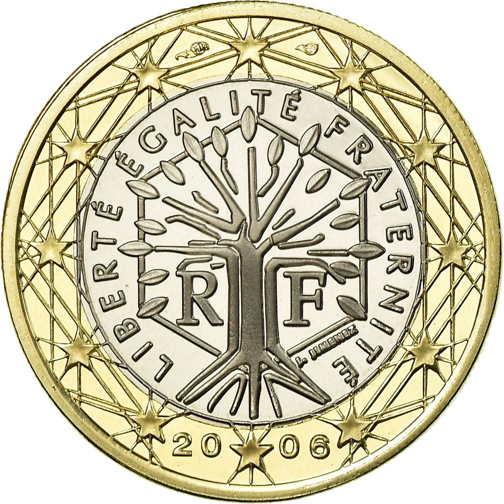 France, Euro, 2006, BE, MS(65-70), Bi-Metallic, KM:1288
