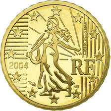 Francia, 10 Euro Cent, 2004, FDC, Ottone, KM:1285