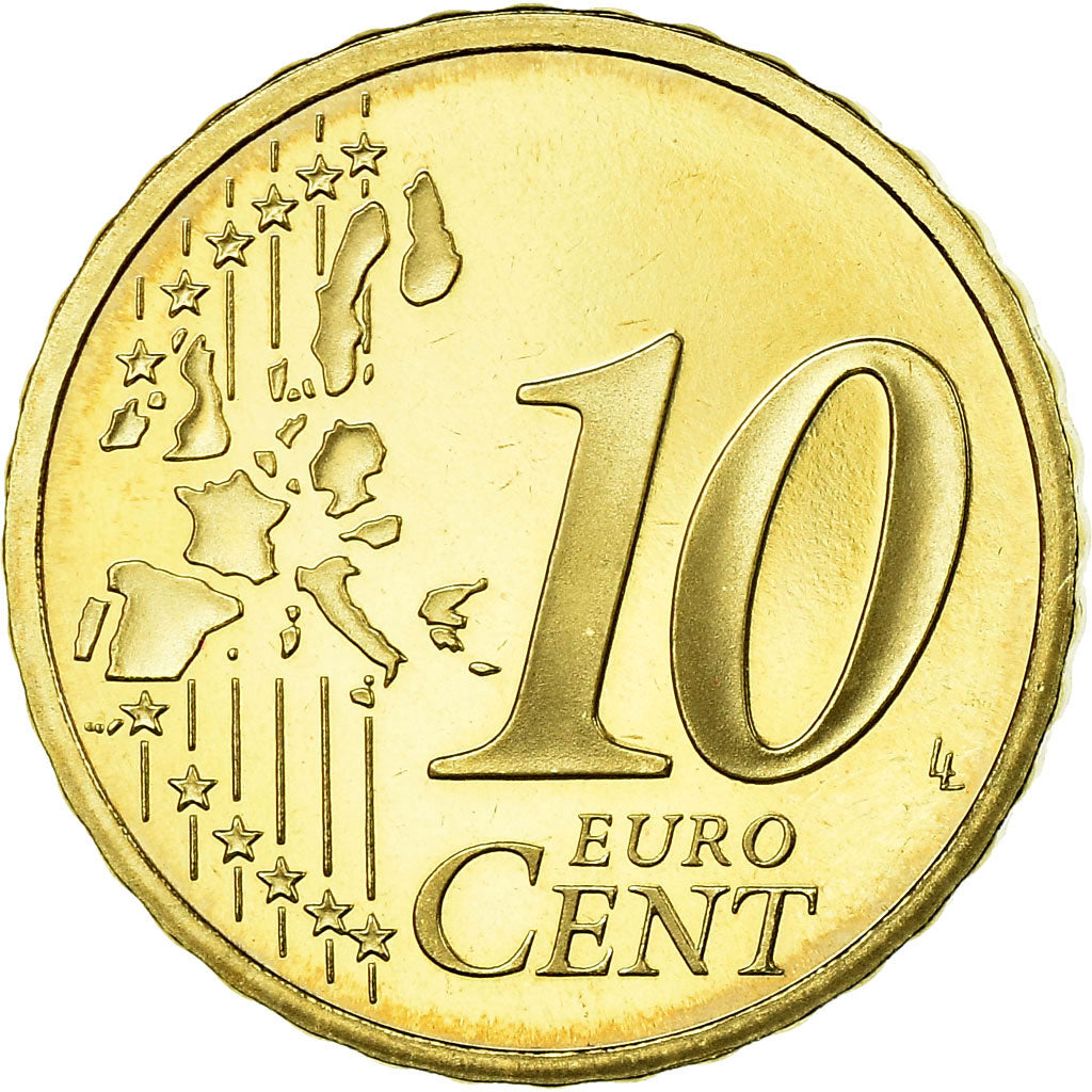 Francia, 10 Euro Cent, 2004, FDC, Ottone, KM:1285