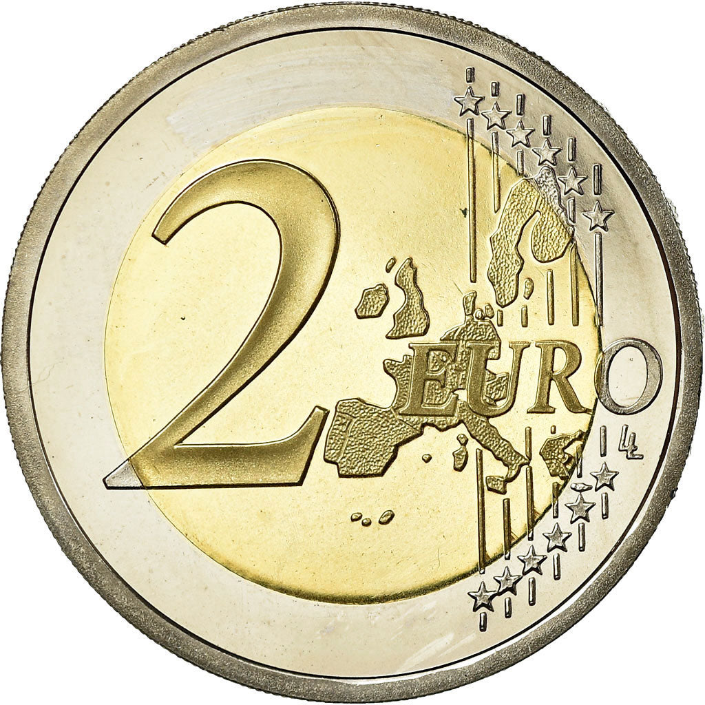 Francja, 2 Euro, 2000, Paris, BE, MS(65-70), Bimetaliczny, KM:1289