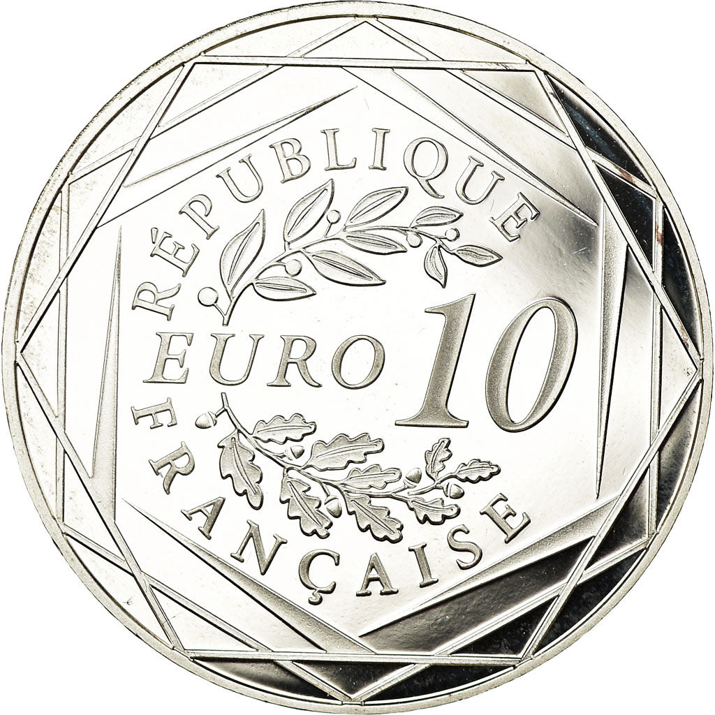 France, 10 Euro, Coq, 2015, BE, MS(65-70), Silver, Gadoury:EU728, KM:New